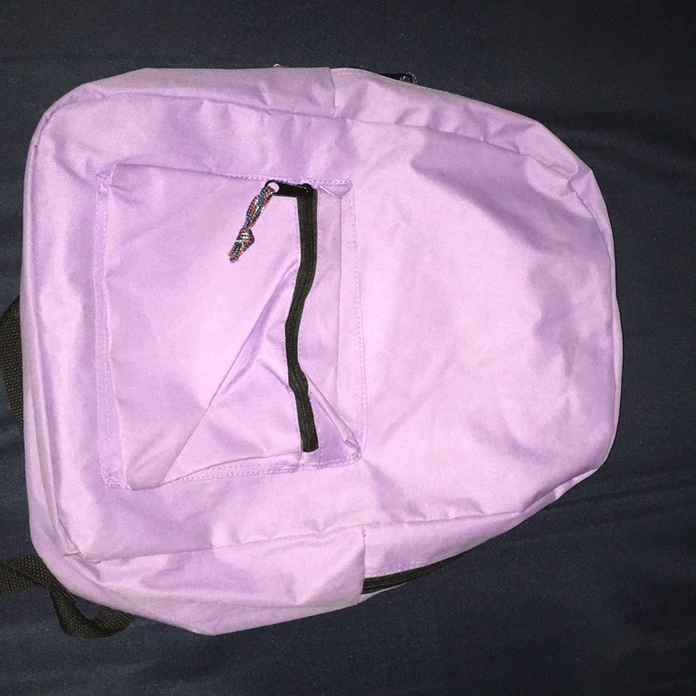 Lavender backpack.
